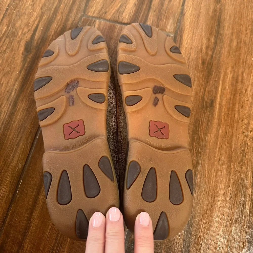 Twisted X Boots women’s Cheetah print driving mocs. Western style moccasins. Sz8 - Picture 10 of 10